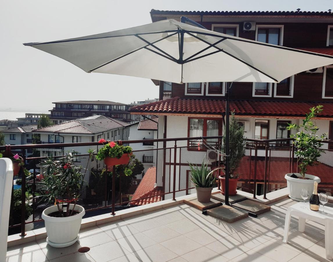 Apartmán La Terrace Sea View Sveti Vlas Exteriér fotografie